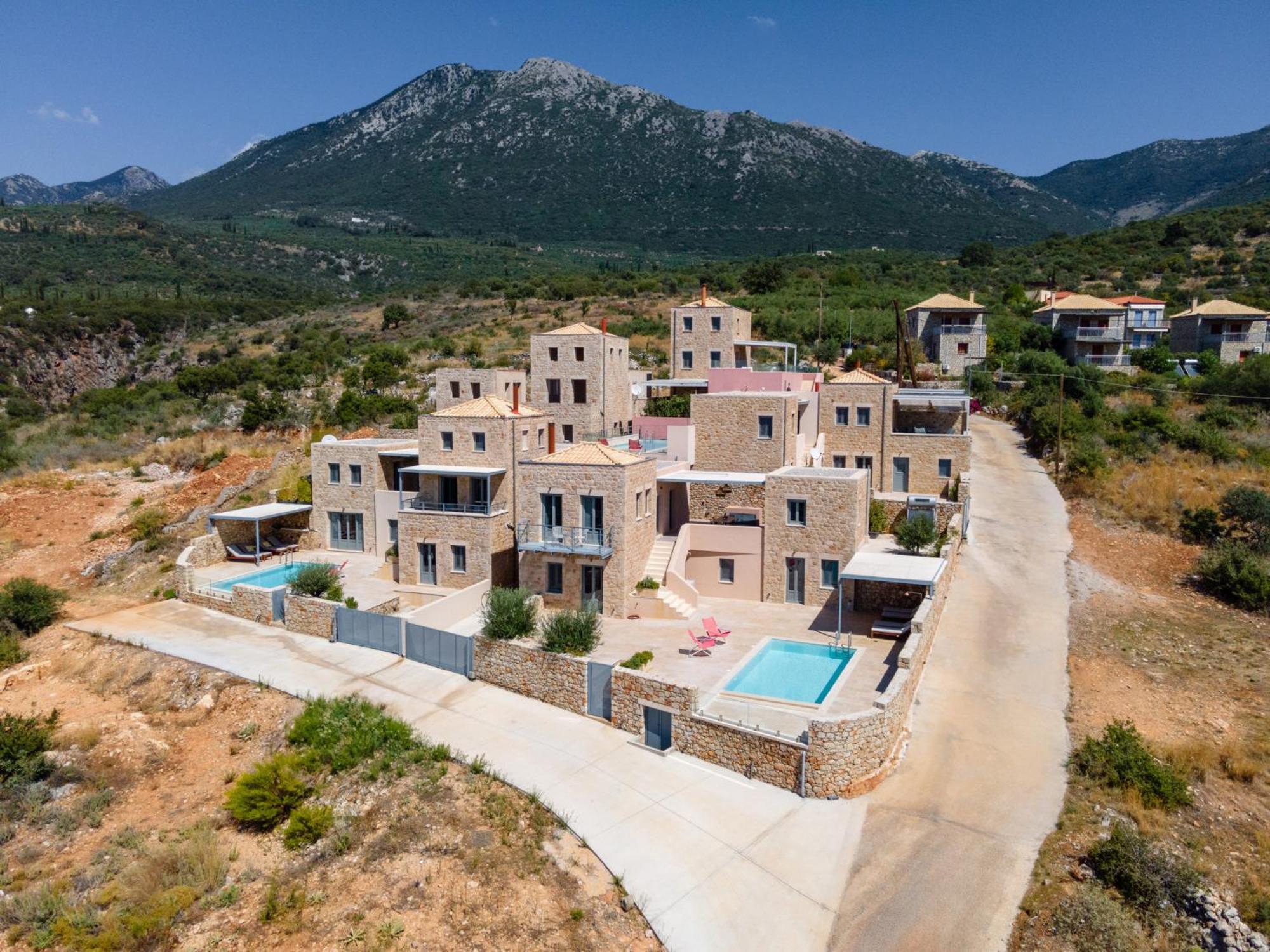 Patio Villas Complex Stoupa Bagian luar foto